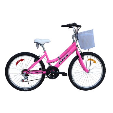 BICICLETA BOX CAMPERA ARO 24 - ROSADA