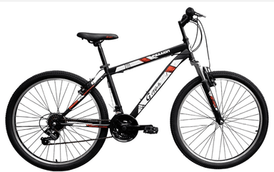 Bicicleta Mtb para Hombre Aro 26 NEGRO CON ROJO - 1