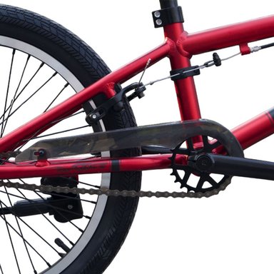 Bicicleta Box BMX Freestyle de Aluminio con Timón 360° ROJO - 5