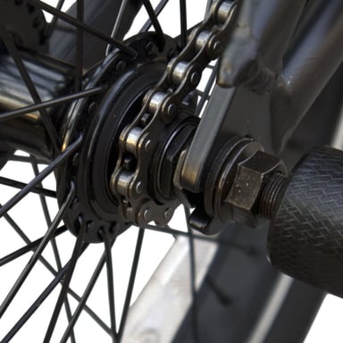 BICICLETA BOX BMX FREESTYLE ALUMINIO ARO 20  COLOR NEGRO - 4