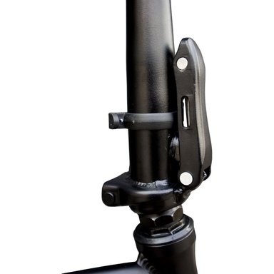 BICICLETA BOX PLEGABLE DE ALUMINIO ARO 20 NEGRO CON ROJO - 6