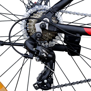 BICICLETA BOX MTB ATX 3.0 DE ALUMINIO ARO 29 - NEGRO CON ROJO - 4