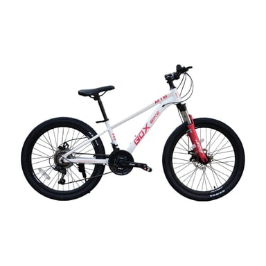 BICICLETA BOX DE ALUMINIO MTB MODELO RAPTOR ARO 24 NEGRA CON FUCSIA - 6