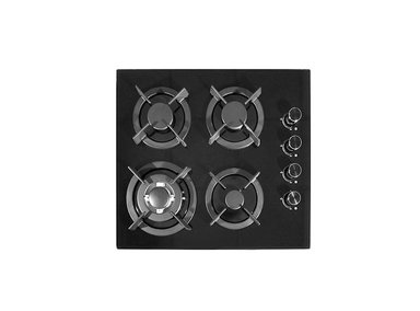 ENCIMERA EMPOTRABLE A GAS AGHASO 4 HORNILLAS VIDRIO TEMPLADO 60CM GN