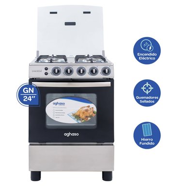 COCINA AGHASO 4 HORNILLAS ESSENTIAL GN - 2