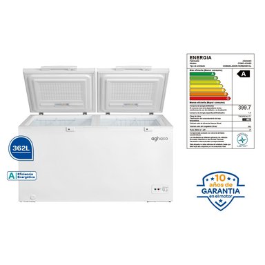 CONGELADORA AGHASO CONG-AGH02 362LT BLANCO - 2