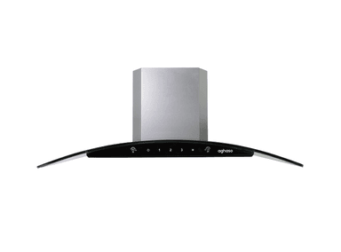 COMBO AGHASO ENCIMERA 4 HORNILLAS GN + CAMPANA CHIMENEA TOUCH 60 CM - 3