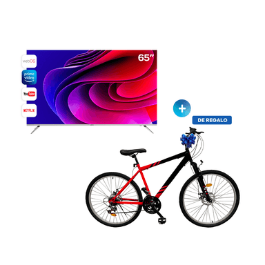 TV AGHASO ULTRA HD 4K DE 65 + BICICLETA DE REGALO - 1
