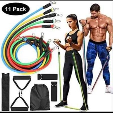 SET 5 BANDAS MULTICOLOR ESTIRAMIENTO YOGA Y PILATES