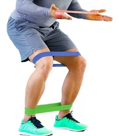 KIT BANDAS ELÁSTICAS ANKAFA MULTICOLOR CERRADAS ENTRENAMIENTO PACK X 3 - 3