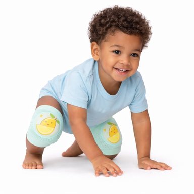 RODILLERAS ANTIGOLPE PARA BEBÉ PACK X4 VERDE PROTECCIÓN GATEO