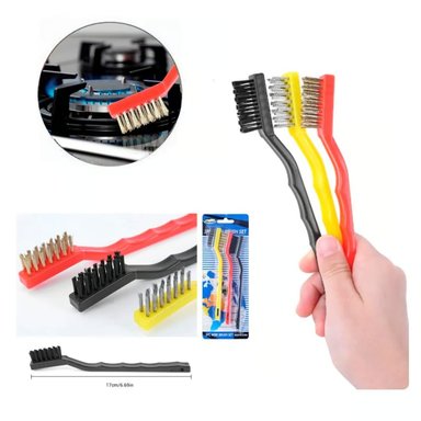 PACK ANKAFA JUEGO DE CEPILLOS PARA LIMPIEZA COCINA HOGAR X 4