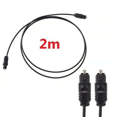 PACK ANKAFA X 2 CABLES AUDIO DIGITAL FIBRA OPTICA 2M METROS