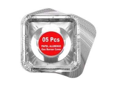 PACK X 5 PROTECTOR HORNILLA ANKAFA ALUMINIO COCINA PLATEADO