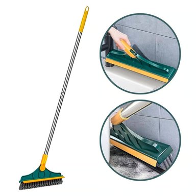 ESCOBA MÁGICA ANKAFA 2 EN 1 LIMPIADOR ESQUINAS VERDE