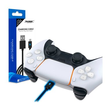 CABLE MANDO PS5 CARGAR 3 METROS CARGA RAPIDA DOBE FOMIS ELECTRONICS - 1