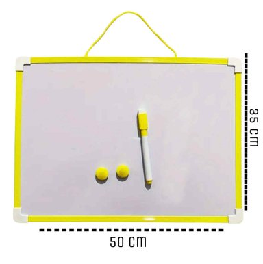 PIZARRA ACRILICA MAGNETICA DOBLE CARA 30 X 40 CM - 7