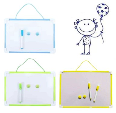 PIZARRA ACRILICA MAGNETICA DOBLE CARA  35 X 50 CM