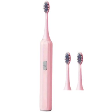 PACK X 3 CEPILLOS ELÉCTRICOS PARA ADULTOS COLOR ROSADO
