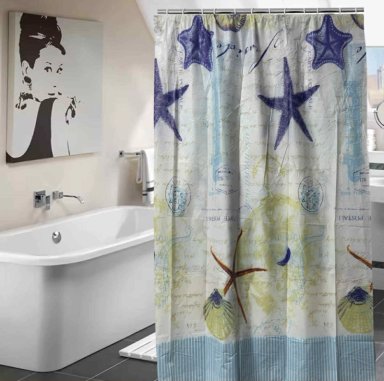 PACK X 3 CORTINAS DE BAÑO ARENA MAR 180X180CM