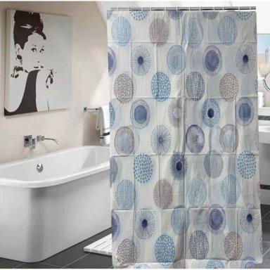 PACK X 3 CORTINAS DE BAÑO BOLAS 180X180CM