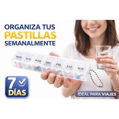 PASTILLERO SEMANAL CAPSULERO DE 1 TOMA X 2UNI.