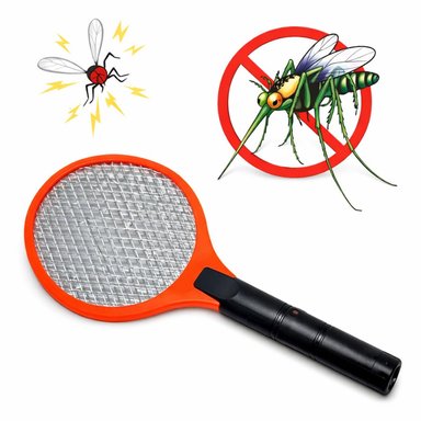 MATA MOSCAS ELÉCTRICO RECARGABLE PORTÁTIL ALTA POTENCIA USO HOGAR EXTERIOR