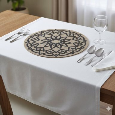 INDIVIDUALES MODERNOS PARA MESA PACK X6