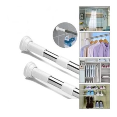BARRA PARA CORTINAS DE BAÑO AJUSTABLE – RESISTENTE Y PRÁCTICA