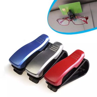 CLIP SOPORTE SUJETADOR PARA LENTES – MANTÉN TUS GAFAS SEGUROS EN EL AUTO
