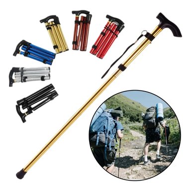 BASTÓN PLEGABLE CON AGARRE ERGONÓMICO – IDEAL PARA MOBILIDAD DIARIA