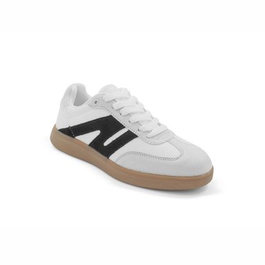 ZAPATILLA MUJER STHEF CASUAL WHITE/BLACK 7977