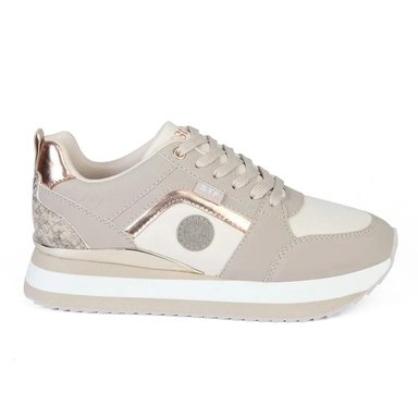 ZAPATILLA MUJER STHEF URBANA BEIGE 7916