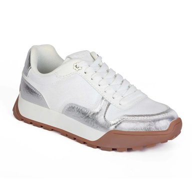 ZAPATILLA MUJER STHEF CASUAL WHITE/SILVER 7976