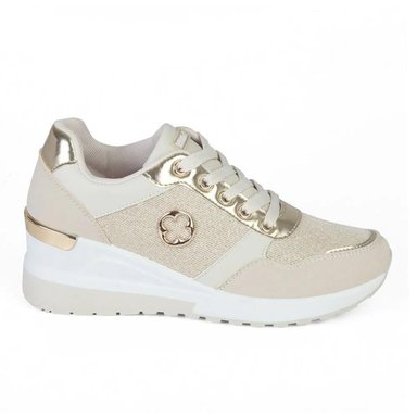 ZAPATILLA MUJER STHEF TRENDY BEIGE 7910