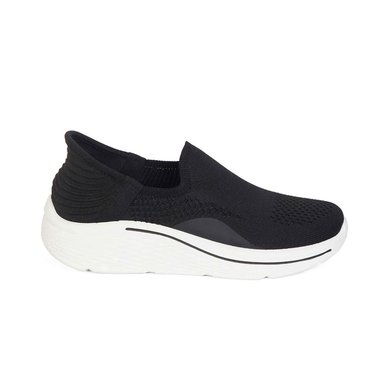 ZAPATILLA MUJER STHEF CASUAL NEGRO CON BLANCO 8128