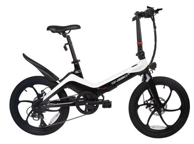 E-BIKE ONEBOT S9/1002 PLEGABLE INC. BATERIA, CARGADOR Y LLAVES BLANCO