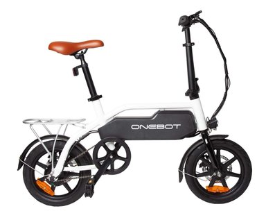 E-BIKE ONEBOT S1/1001 CON TIMON PLEGABLE INC BATERIA Y CARGADOR BLANCO