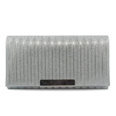 CARTERA FIESTA MUJER PLATA STHEF 8229