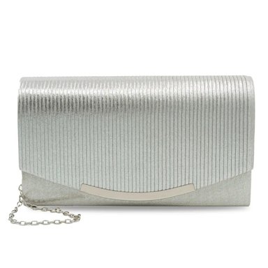 CARTERA FIESTA MUJER PLATA STHEF 8222