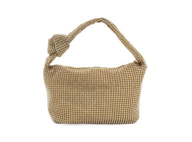 CARTERA FIESTA MUJER DORADO STHEF 8077