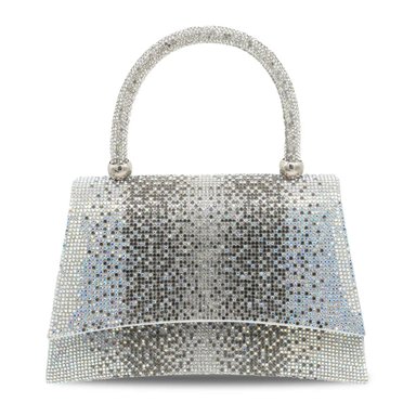 CARTERA FIESTA MUJER PLATA STHEF 8227
