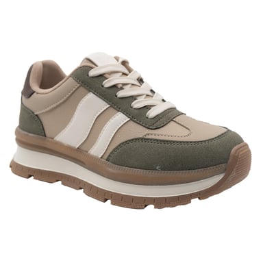 ZAPATILLA MUJER STHEF CASUAL VERDE 8263 - 1