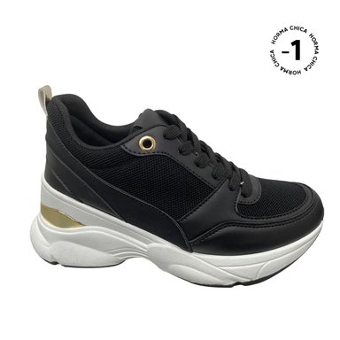 ZAPATILLA MUJER STHEF URBANA NEGRO 7564 SNTC