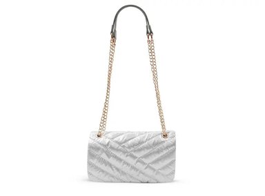 CARTERA CASUAL MUJER PLATA STHEF 8083