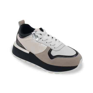 ZAPATILLA MUJER STHEF TRENDY BEIGE 7678 - 1