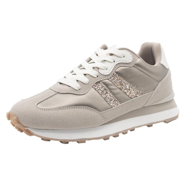 ZAPATILLA MUJER STHEF CASUAL BEIGE 8280 - 1