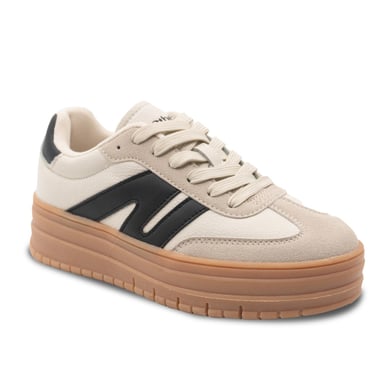 ZAPATILLA MUJER STHEF CASUAL BEIGE 8278 - 1