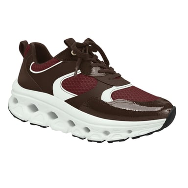 ZAPATILLA MAXI MUJER PICCADILLY CACAU/BRANCO NEVE/BURGUNDY 94801900000011 - 1