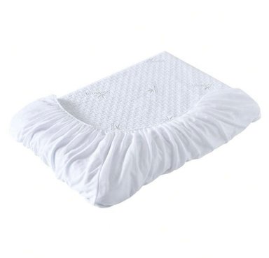 PROTECTOR COLCHÓN ISATEX 1.5 PLAZAS LIGA DE BAMBU BLANCO IMPERMEABLE - 2
